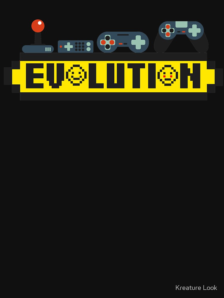 Evolution of Gamer | Gamer Gifts | Gamer clothing | Gamer Dad | Gamer dad | Gamer Sayings | Gamer Gifts for Men | Gamer Gifts for Women | Gamer Mom by Kreature Look