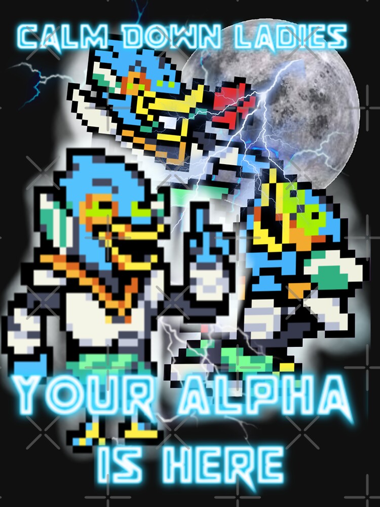 Calm down ladies, your alpha is here. Berdly deltarune by staticshops