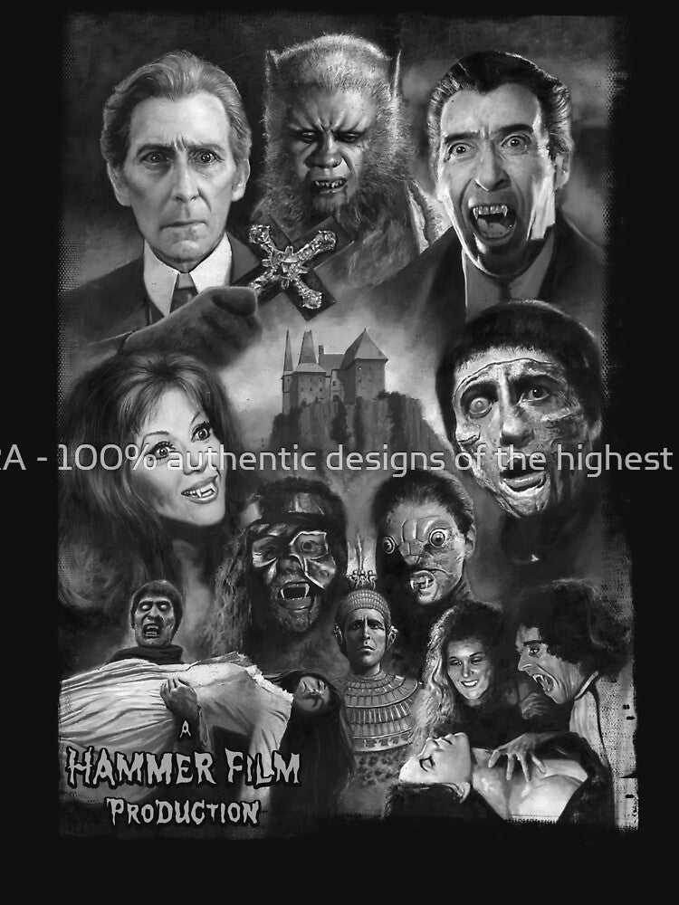 Hammer Films by ARKIRA - 100% authentic designs of the highest quality.