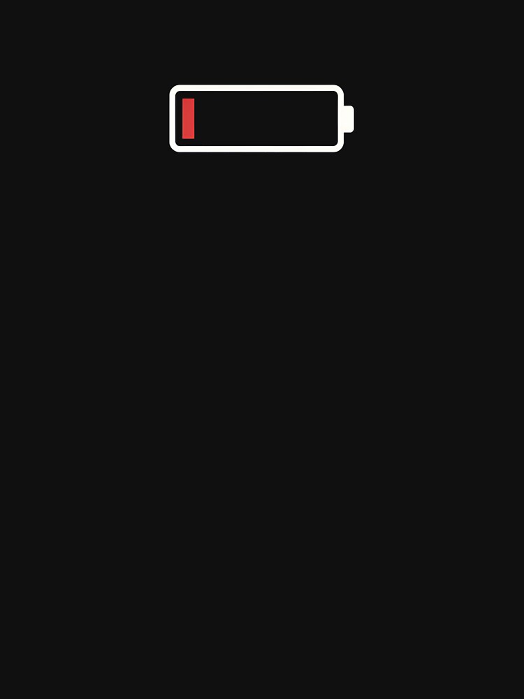 Low Battery – Minimal Icon Design by IdeaFuel404