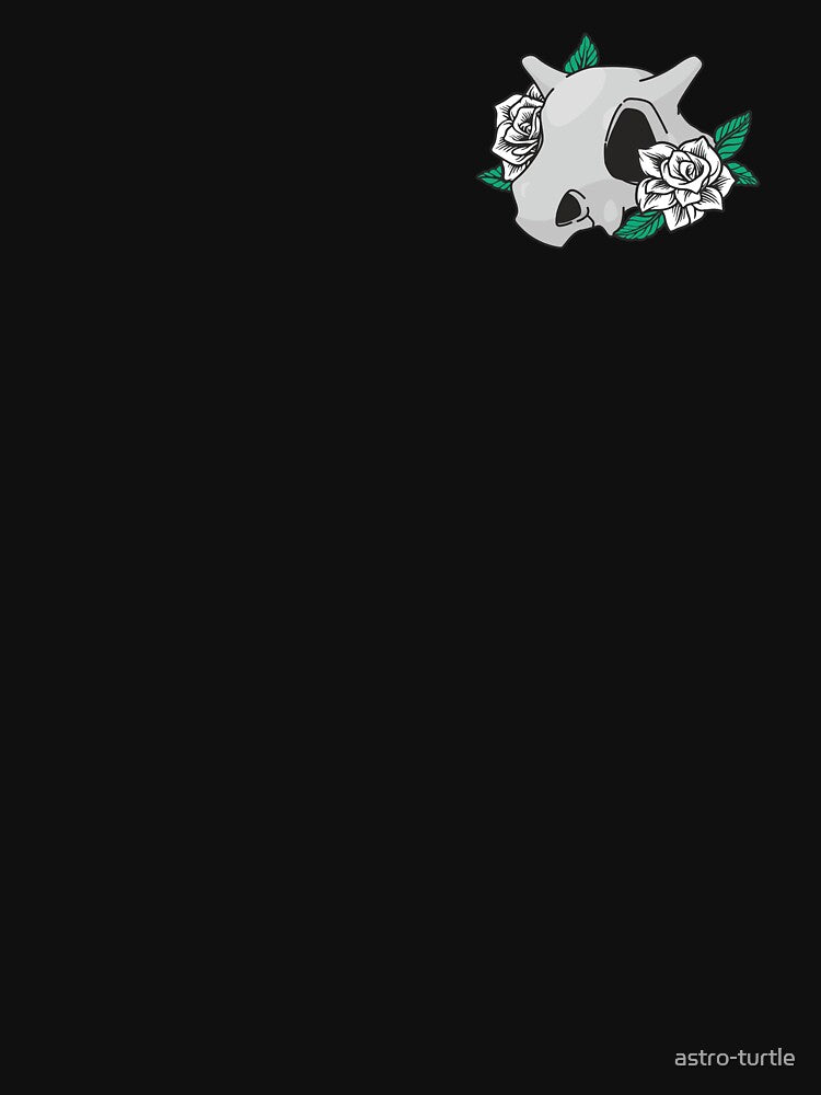Cubone Flower Skull by astro-turtle