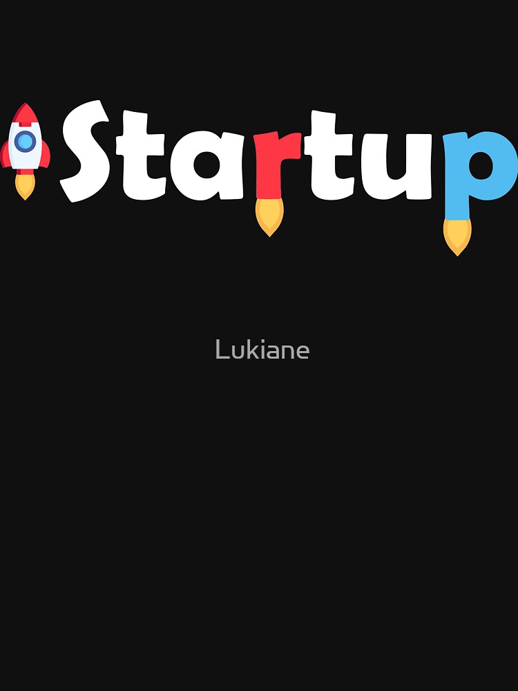 Startup - Rocket Colorful by Lukiane