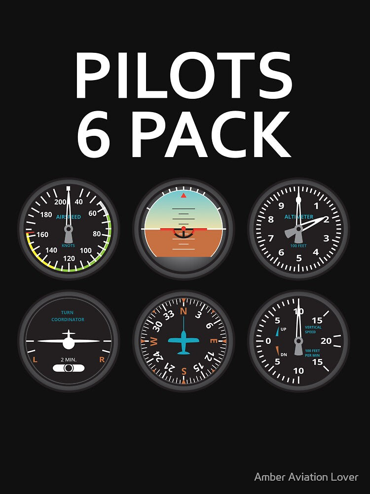 Pilots Six Pack. by Amber Aviation Lover
