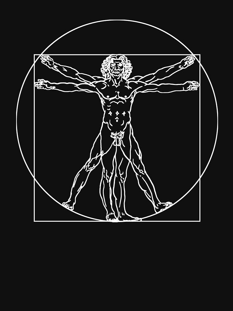 The Vitruvian Man by Leonardo da Vinci by dzdn