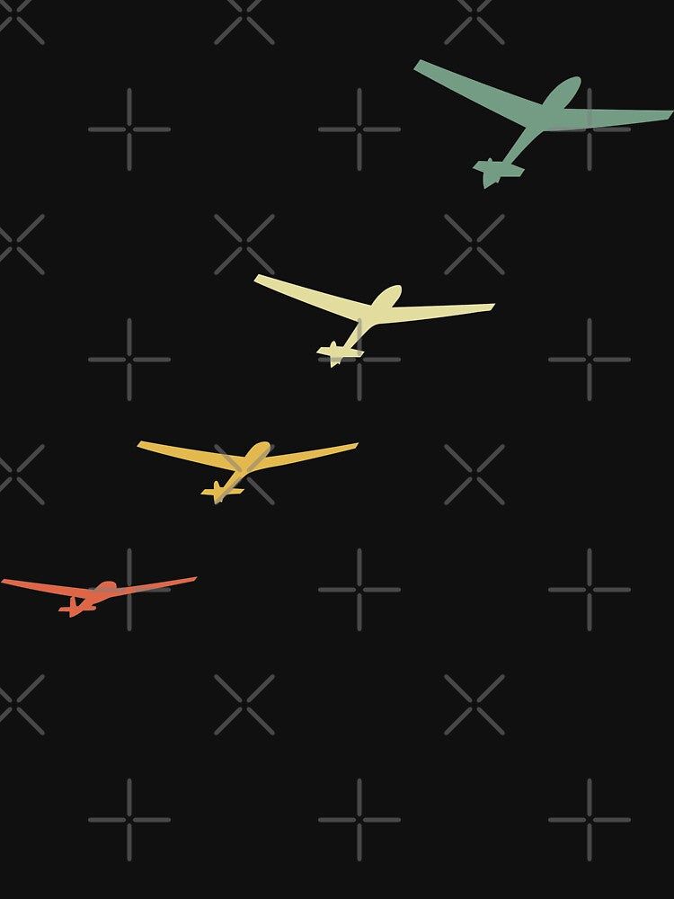 Glider Glider Launch Vintage Retro by withpassion