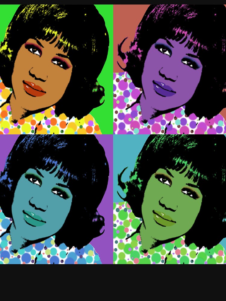 Aretha Franklin POP Collage #1 by sisusisu