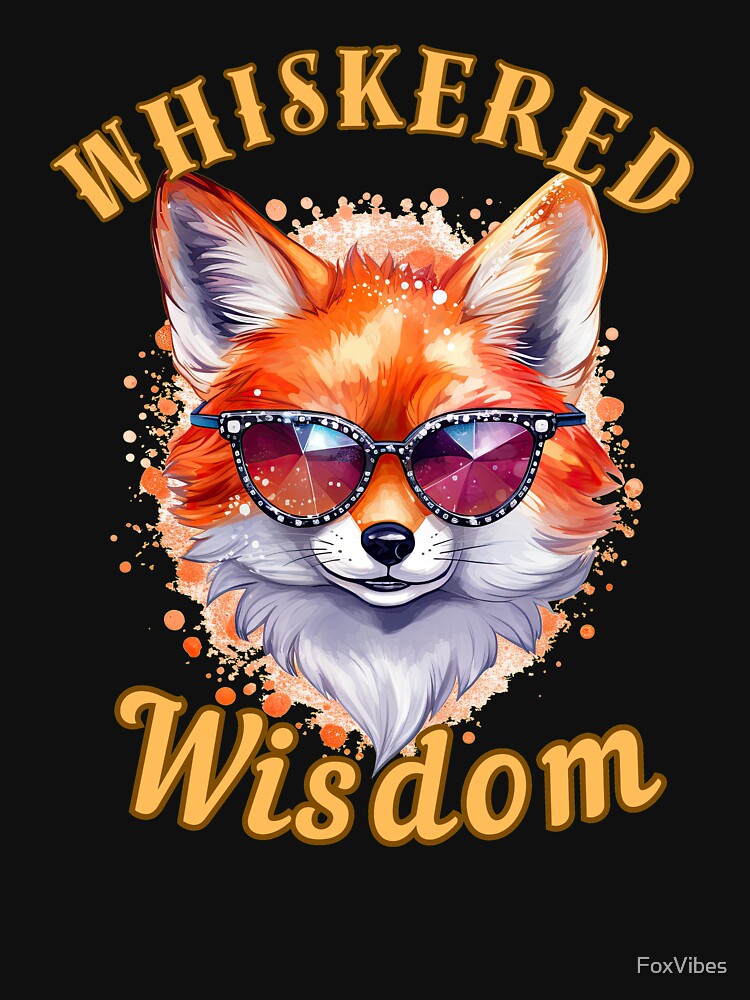 Whiskered Wisdom. fox saying by FoxVibes