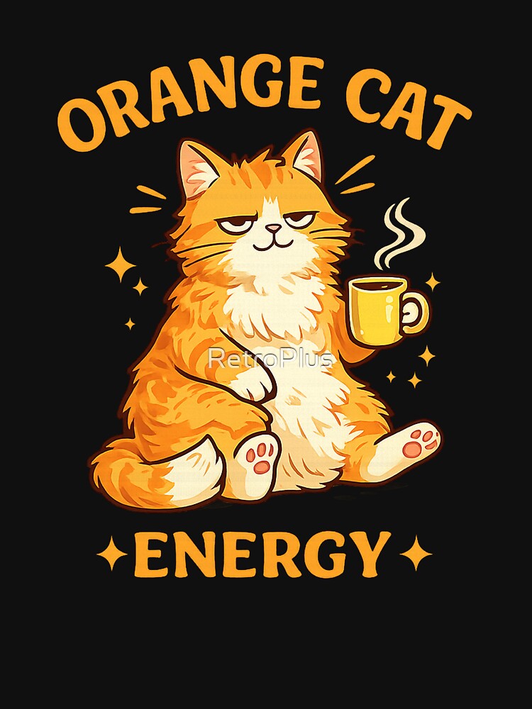 Orange Cat Energy by RetroPlus