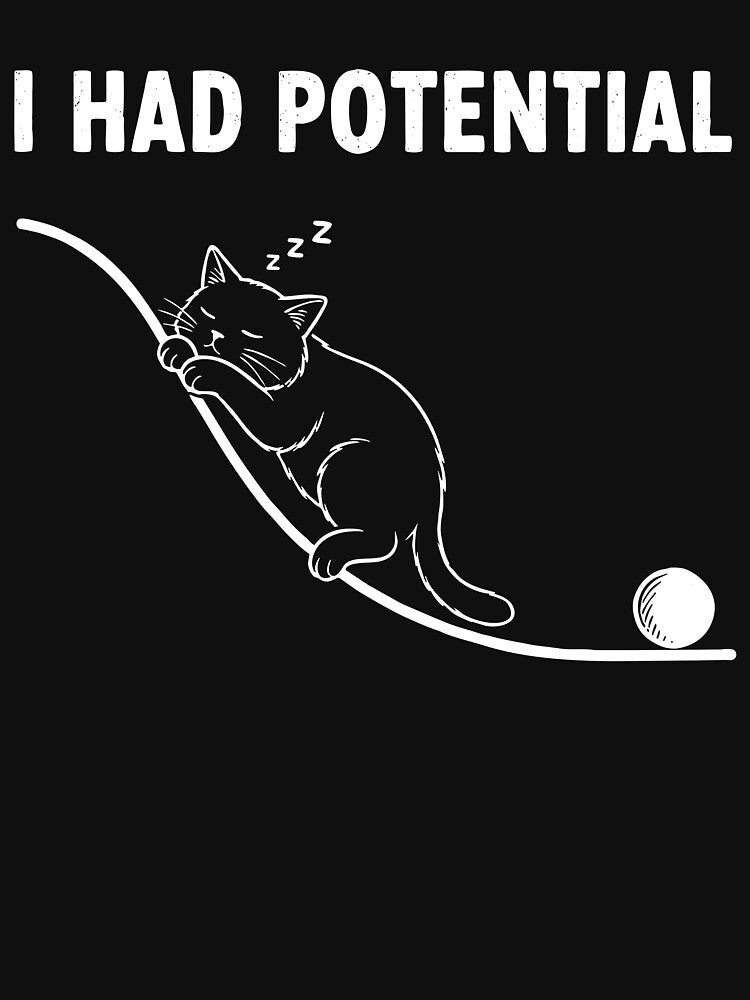 I Had Potential Lazy Cat Meme by coracssnpt
