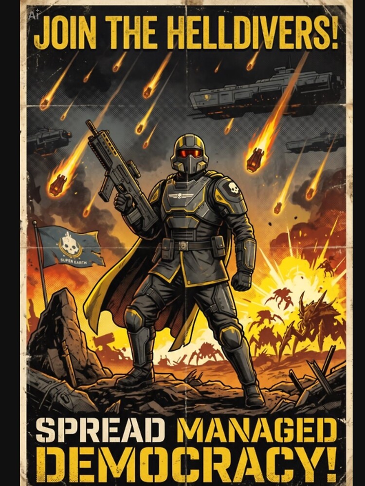 JOIN THE HELLDIVERS by Noexcusesstore