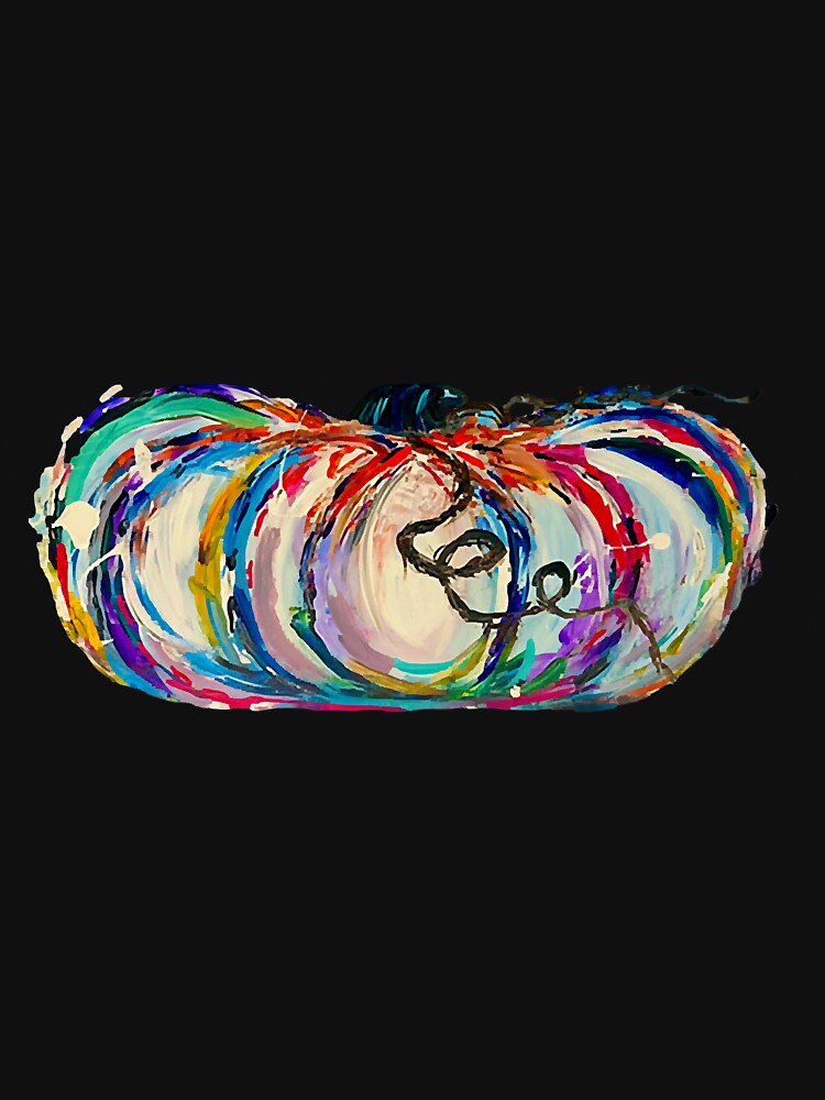 Colorful Painted Pumpkin Halloween by BairdLloyden