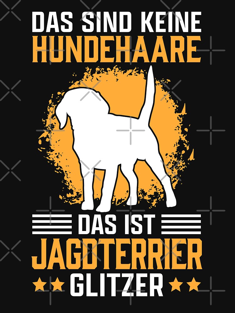 German Jagdterrier glitter hunting dog gift by madgrfx