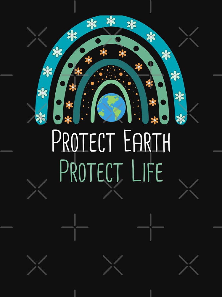 Protect Earth, Protect Life Environmental Protection Positive Phrase by FemiBiutti