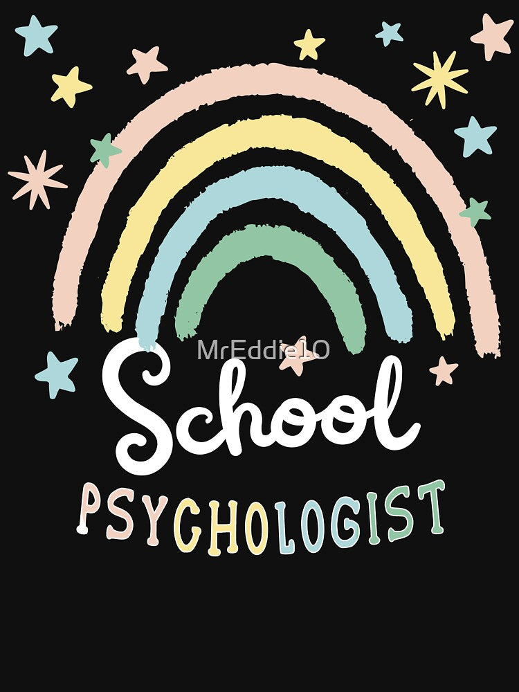 School Psychologist Rainbow Quote by MrEddie10