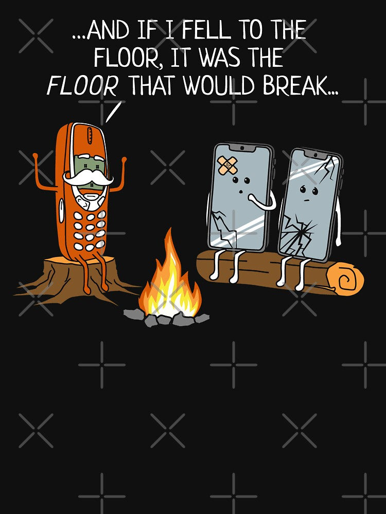Retro Mobile Cell Phones were Indestructible by Nerd Shizzle