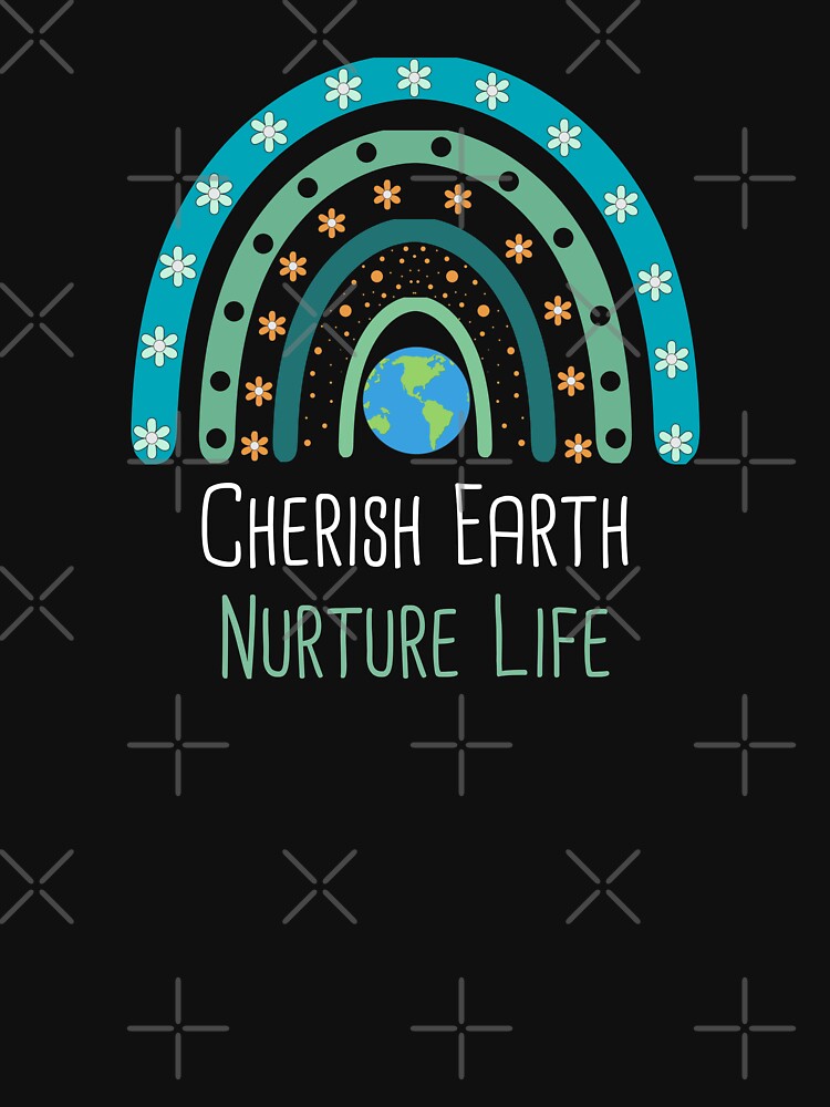 Cherish Earth, Nurture Life Environmental Protection Positive Phrase by FemiBiutti