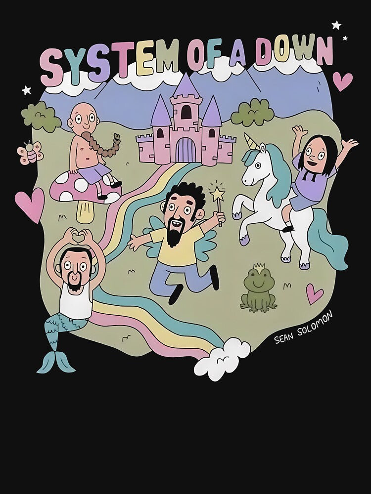 System Of A Down , Metal Music, SOAD , SOAD Cartoon, System Of A Down Merch by bethanyrodgers6
