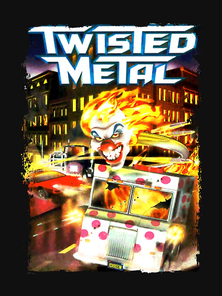 Vintage Twisted Metal T-Shirt by Oriana305