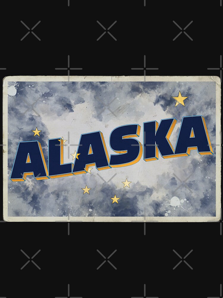 Alaska vintage style retro souvenir by DeveloperProp0