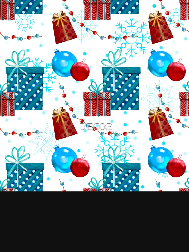 Christmas Gifts And Colorful Decorations Holiday Pattern by DEC02