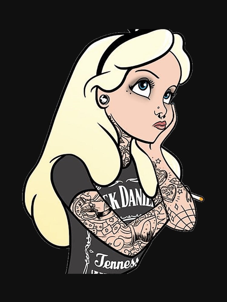 Alice In Wonderland  Alice punk in wonderland by inelcapps