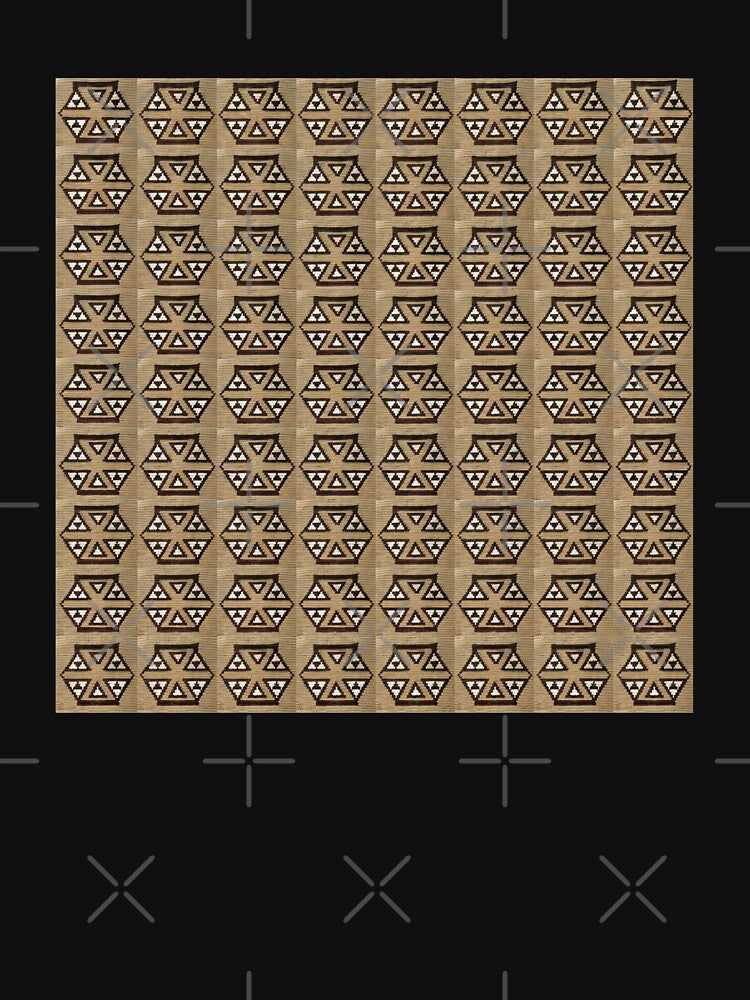 Continuous Textile Pattern of Geometric Tribal Iconography by ElementoVisual