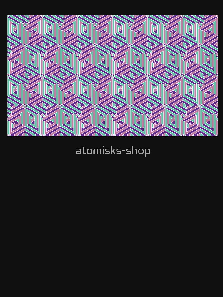 fibocube color way #2 pattern by atomisks-shop