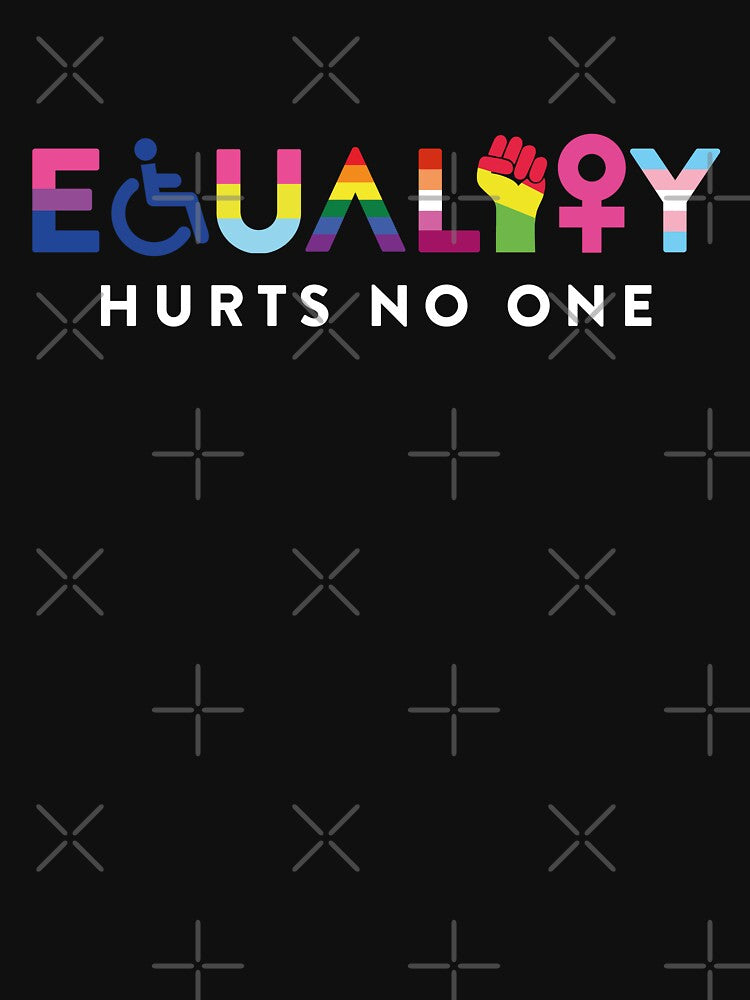 Equality Hurts No One Human Rights LGBTQ Pride Proud Ally by Queer Pride Shop