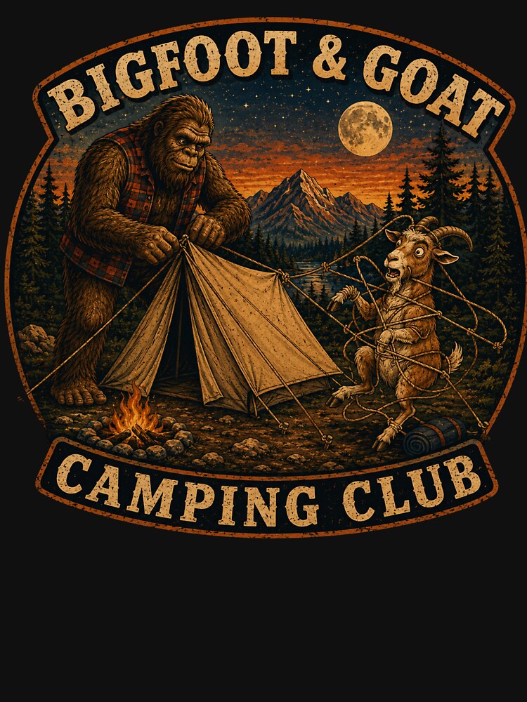 Bigfoot & Goat Camping Club – Tent Trouble by NicheBloom