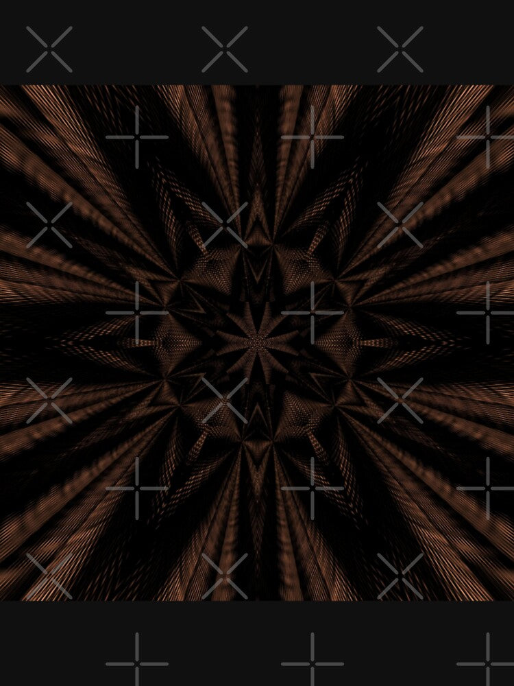 Copper color star boho style geometric abstract mid century modern minimalist by mennawagih7