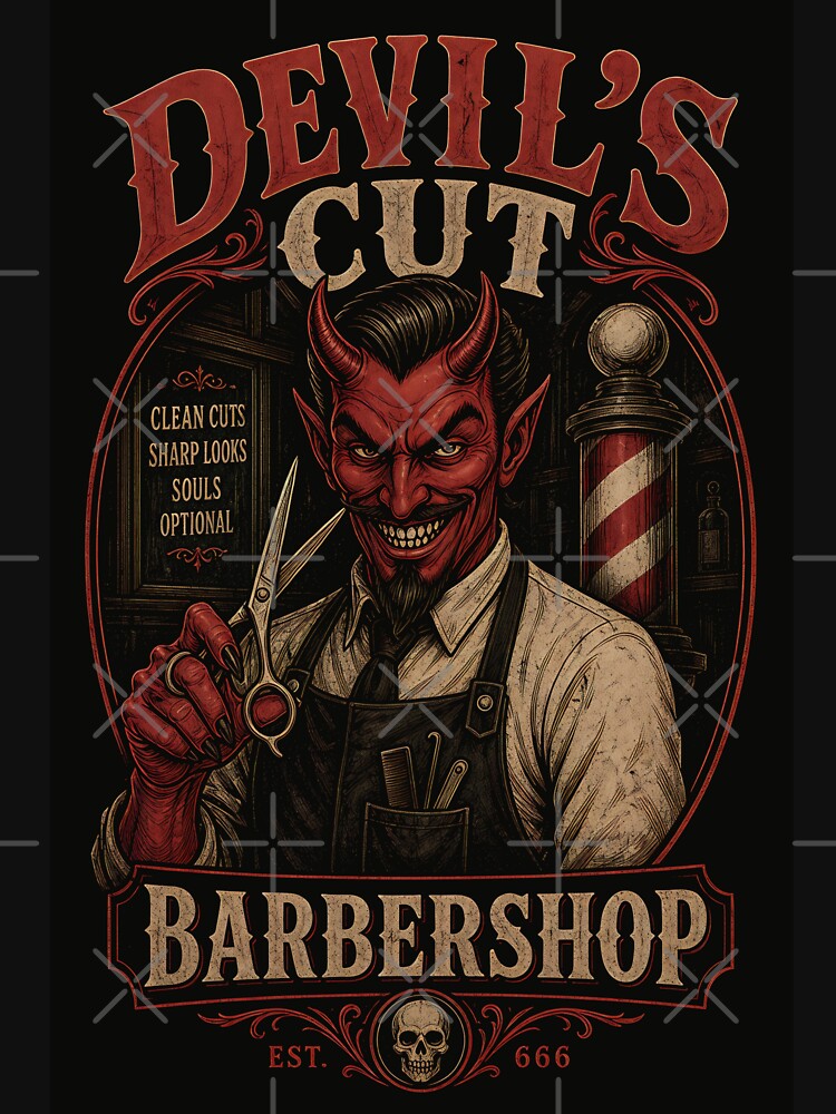 Devil's Cut Barbershop by CreativePrints3