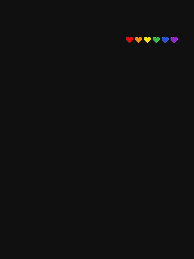 Tiny Rainbow Hearts Subtle Pride Month Flag LGBT Gay Rights by tiffanyart53