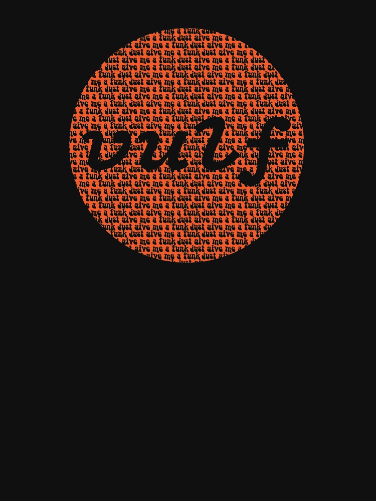 Vulfpeck Shirt Vulf Circle Orange Print by MrSimpler