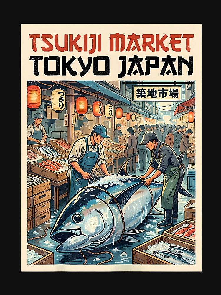 Japanese Tsukiji Fish Market by KristineLi
