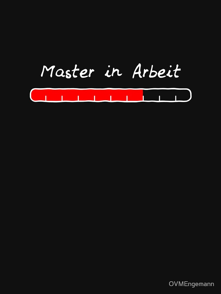 Master in progress - master thesis study by OVMEngemann