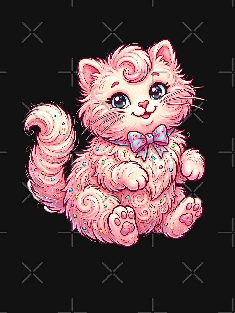 Sweet Cotton Candy Kitten by Museum Of Non-Existing Art