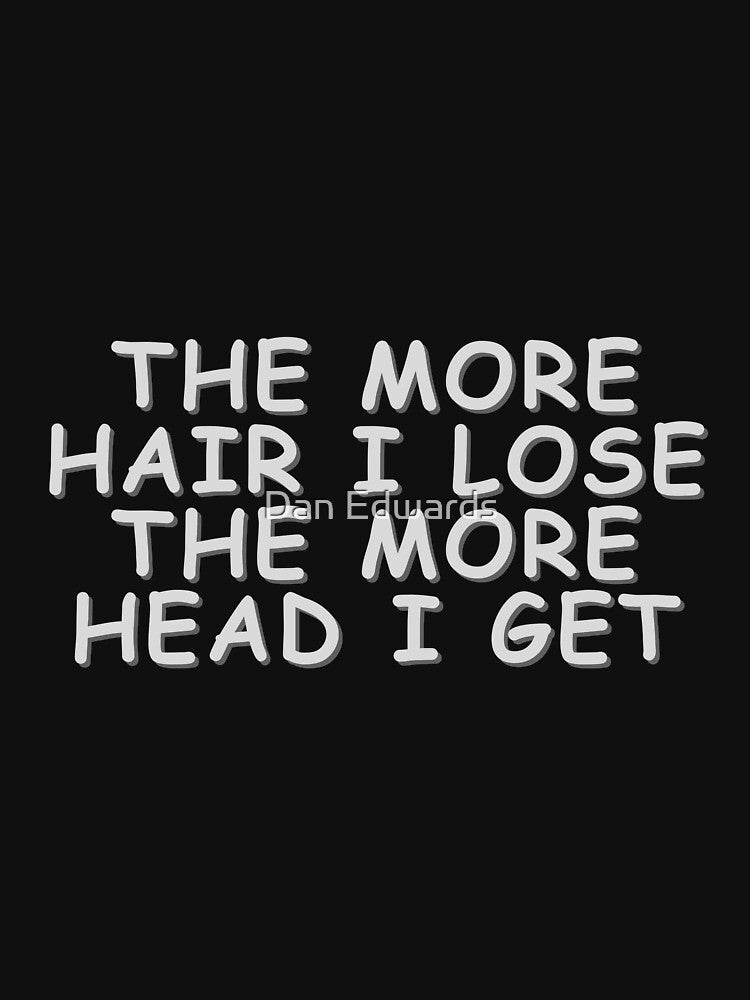 Hairloss humour gift by Dan Edwards