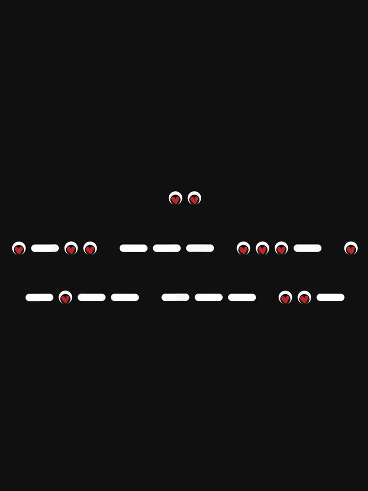 I Love You Morse Code Outdoor Survivalist Valentine's Day by cysandy