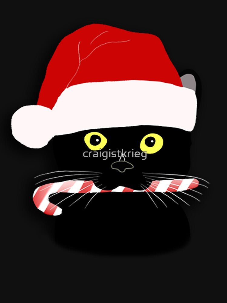 Christmas Cat Closeup by craigistkrieg