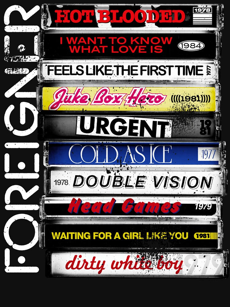 Foreigner Classic Hit Songs 80S Rock Band by LisaMaloney1