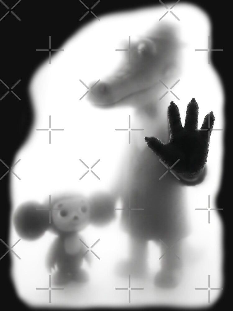 Cheburashka(Чебурашка) & Gena (Гена) frosted glass effect by DigitalPartisan