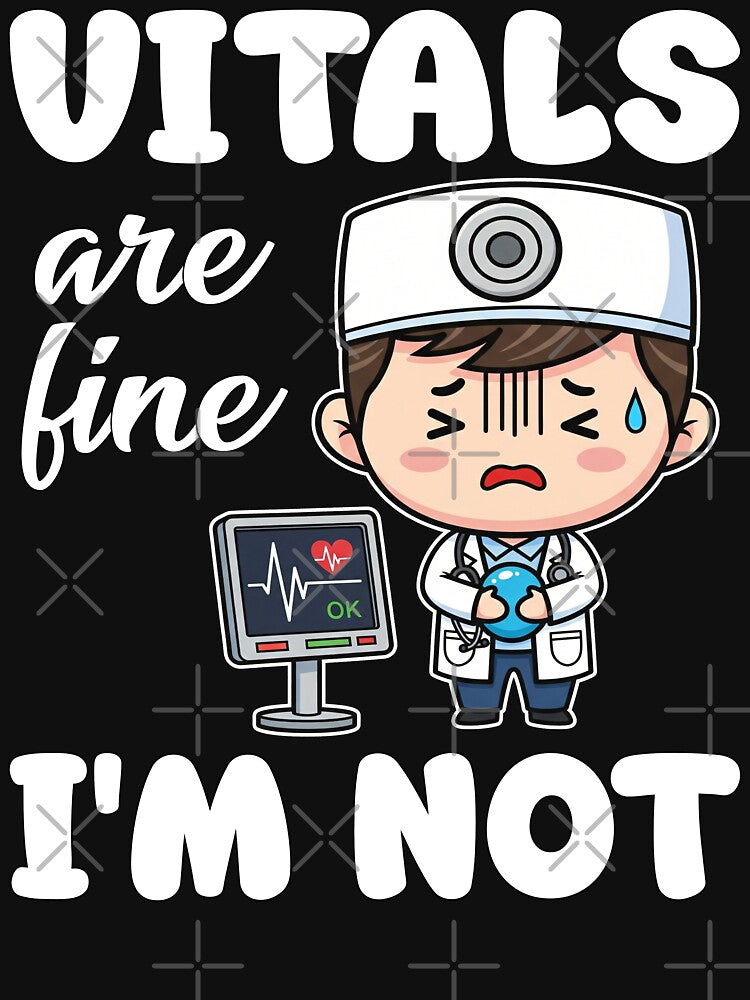 VITALS ARE FINE, I'M NOT - DOCTOR GIFT by KEF Custom
