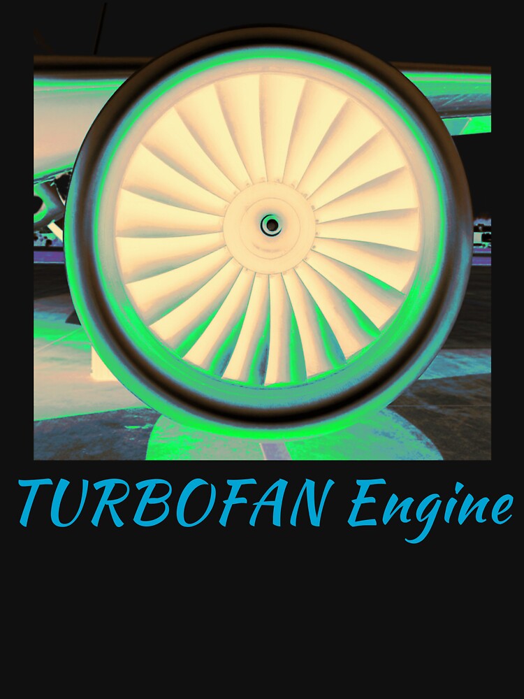 Turbofan Engine, an aviation gift for the pilot, engineer and aviation geek by PiperParrot