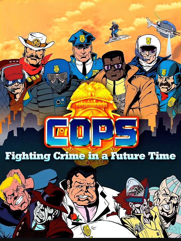 COPS 80s Cartoon by Retr0Tshirts