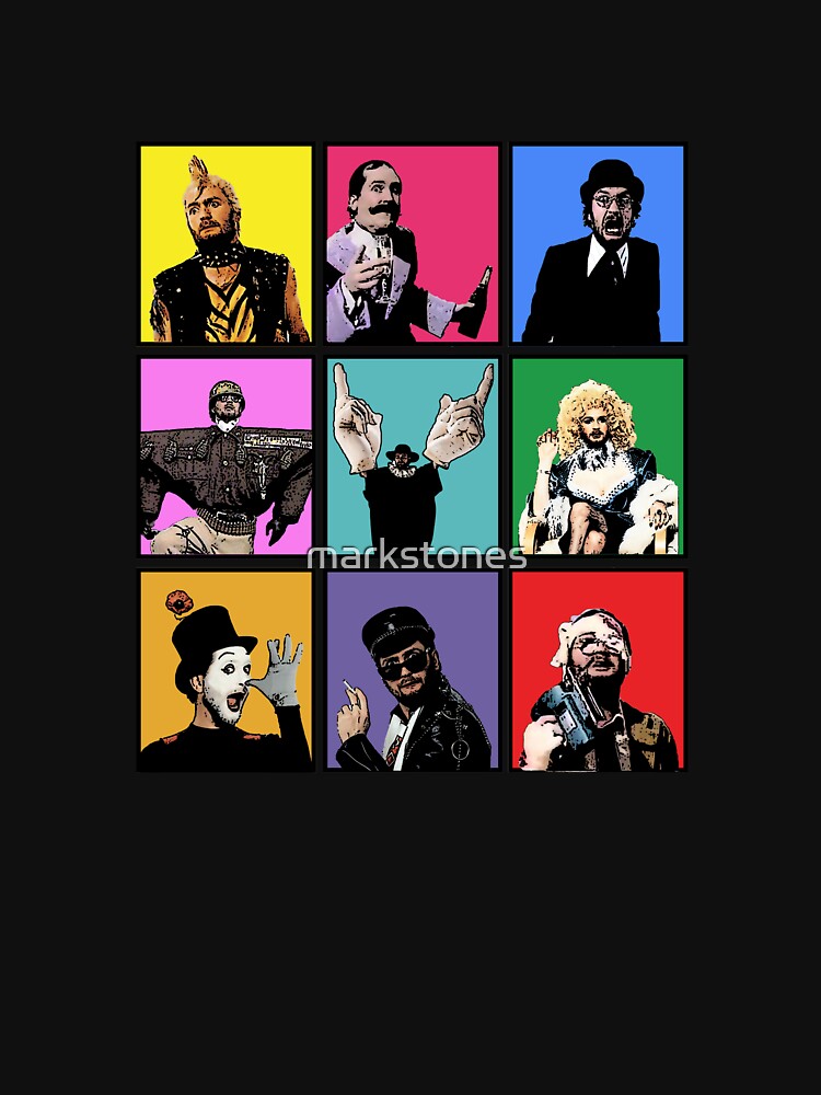 Kenny Everett Characters Pop Art by markstones