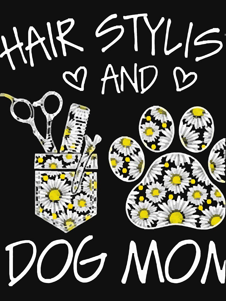 Hair Stylist Dog Mom by Carney Lauren