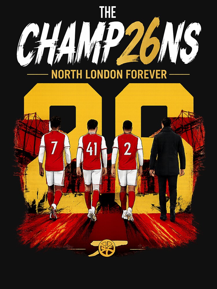 Arsenal - Arsenal Final 2026, Budapest Champions League, North London Football, Arsenal Premier League Champions, Gunners, Mikel Arteta, Arsenal Champions League Final 2026 by linia-by-cinta