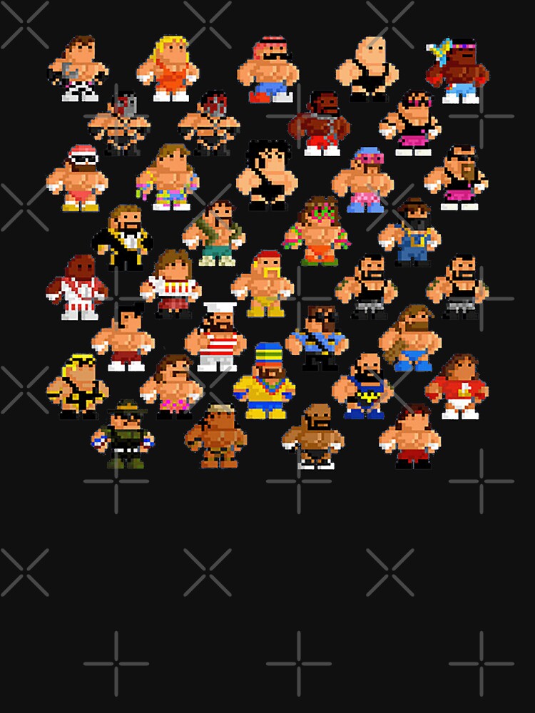 Old School 8 bit Wrestlers from the 80s-90s by Mr-Burgher