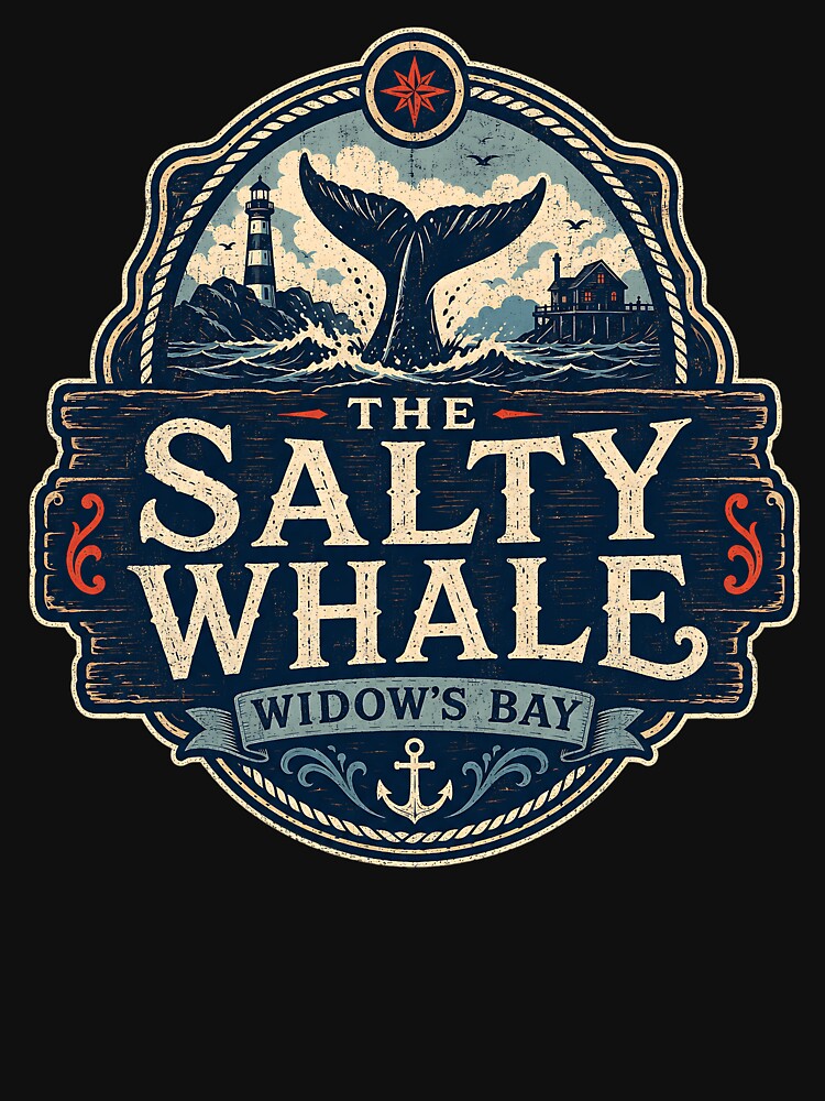 Widow's Bay Horror Aesthetic Retro Travel Art by trailblazer-tee