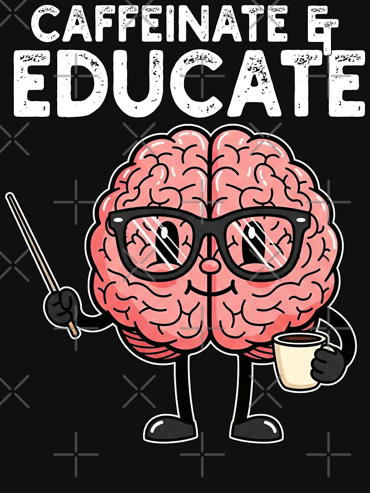 CAFFEINATE AND EDUCATE - TEACHER GIFT by KEF Custom